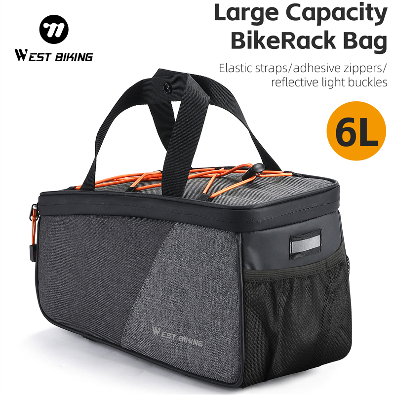 Cycling Gear Storage Rack - WEST BIKING Bike Rack Bag 6L