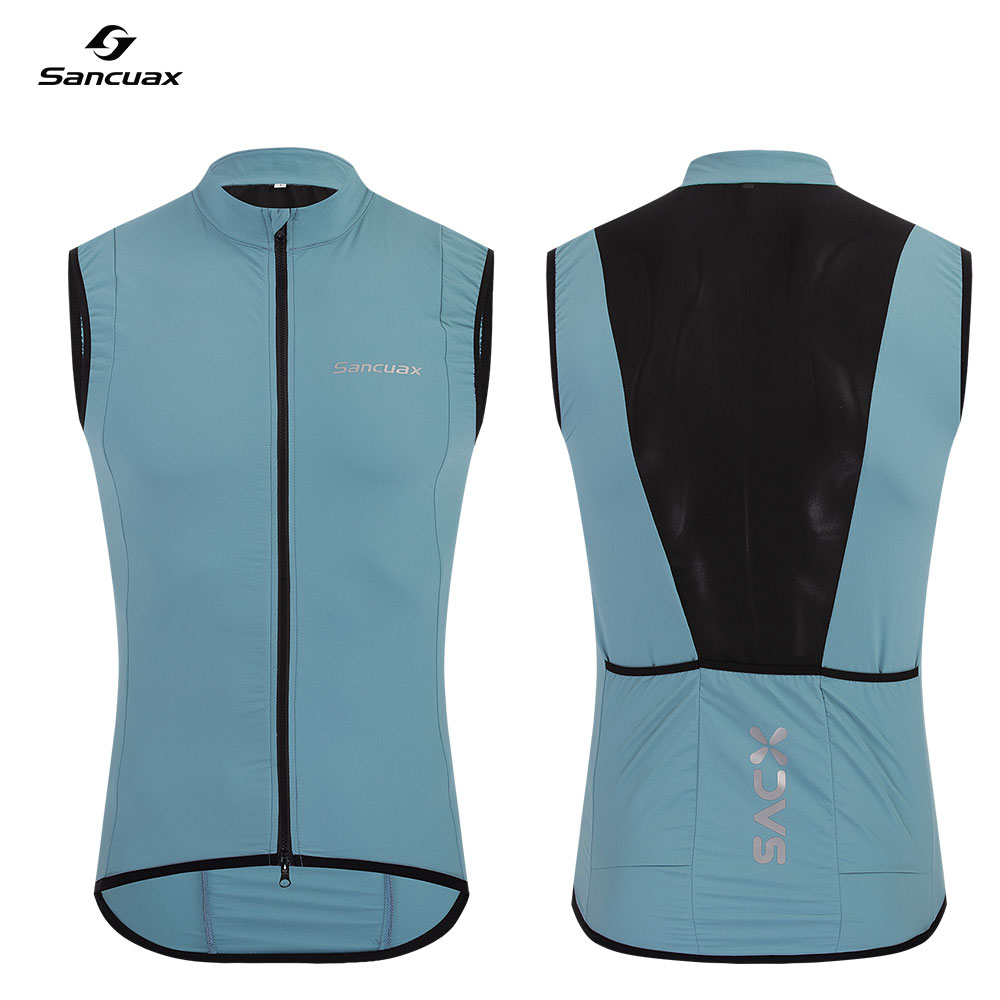 Cycling Gear Vest - SANCUAX Summer Cycling Sleeveless Jerseys Windproof