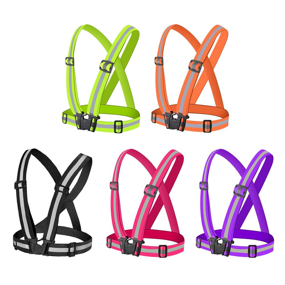 Cycling Gear Pas - Universal Highlight Adjustable Reflective Vest with