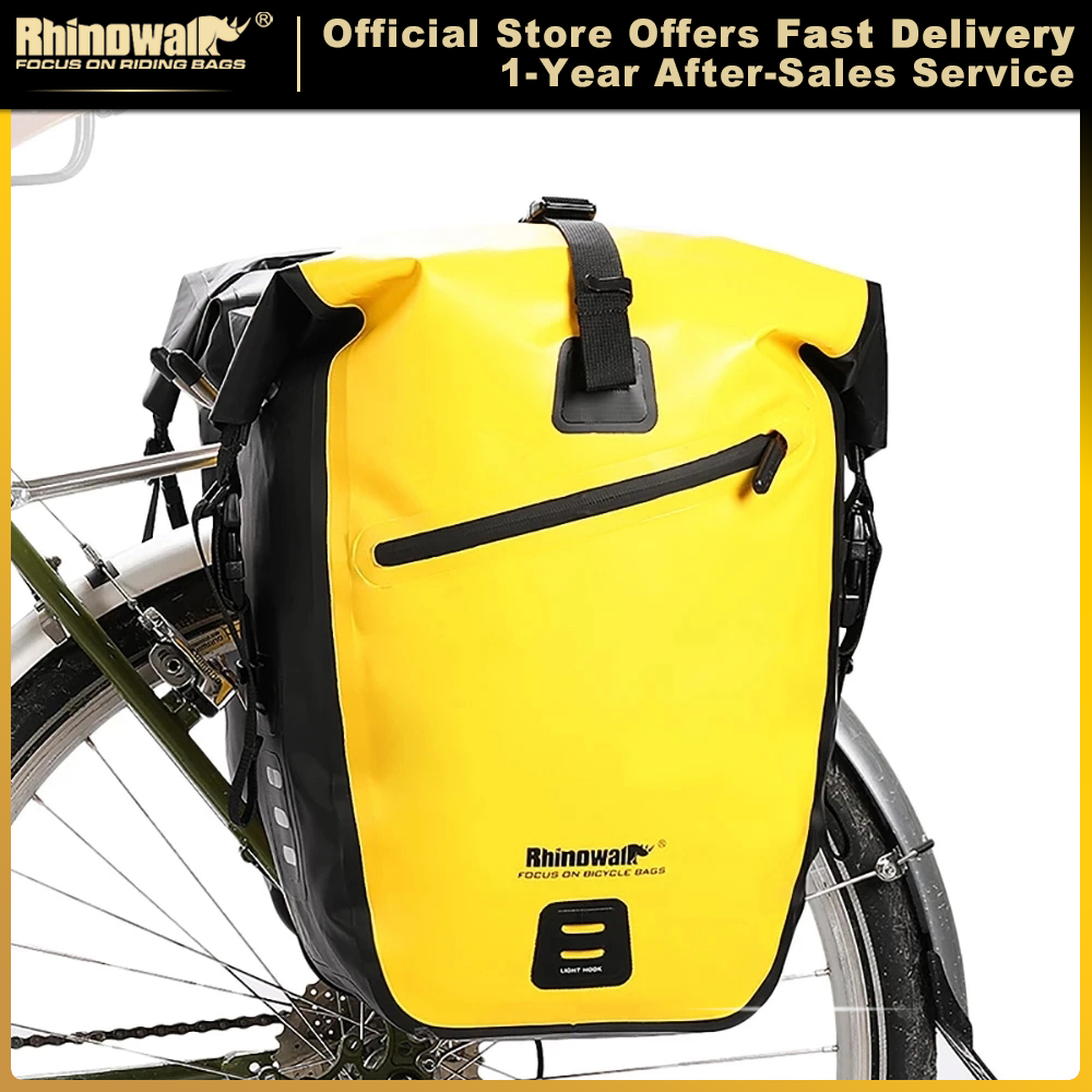 Cycling Gear Storage Rack - Rhinowalk Waterproof Bike Bag 20L/27L Travel