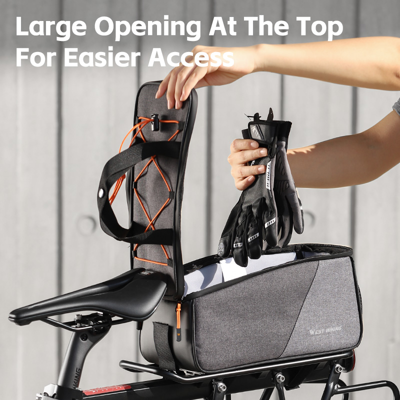 WEST BIKING Bike Rack Bag 6L L - Cycling Gear Storage Rack 评论和价格