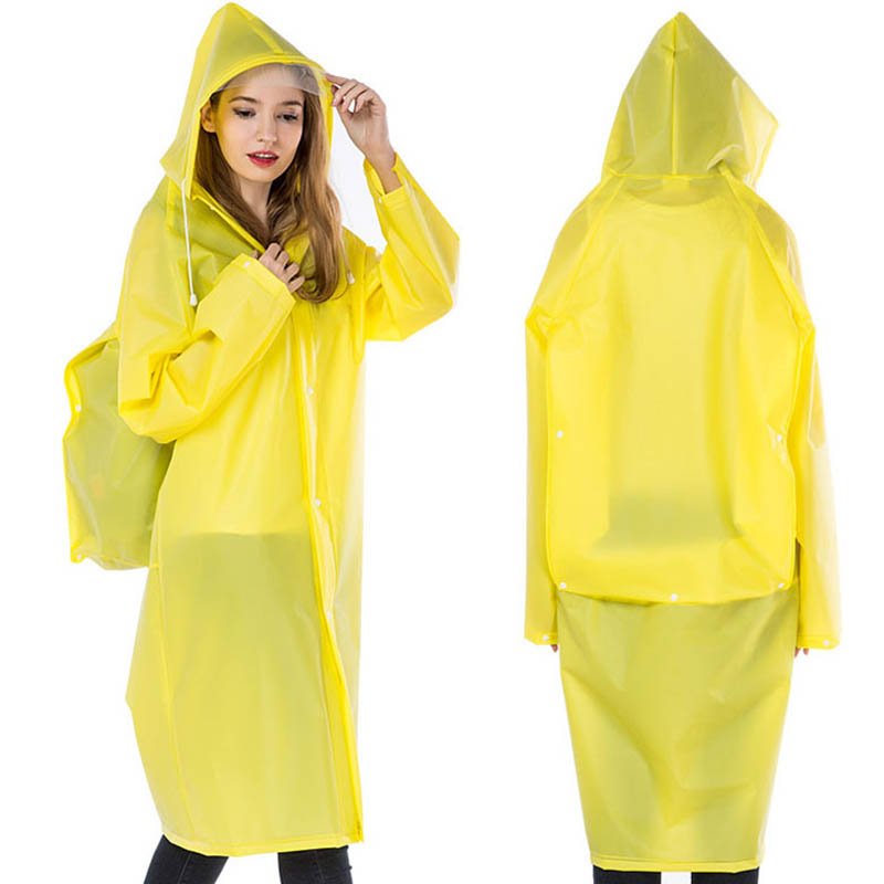 New Reusable Transparent EVA L - Cycling Gear For Rain 评论和价格