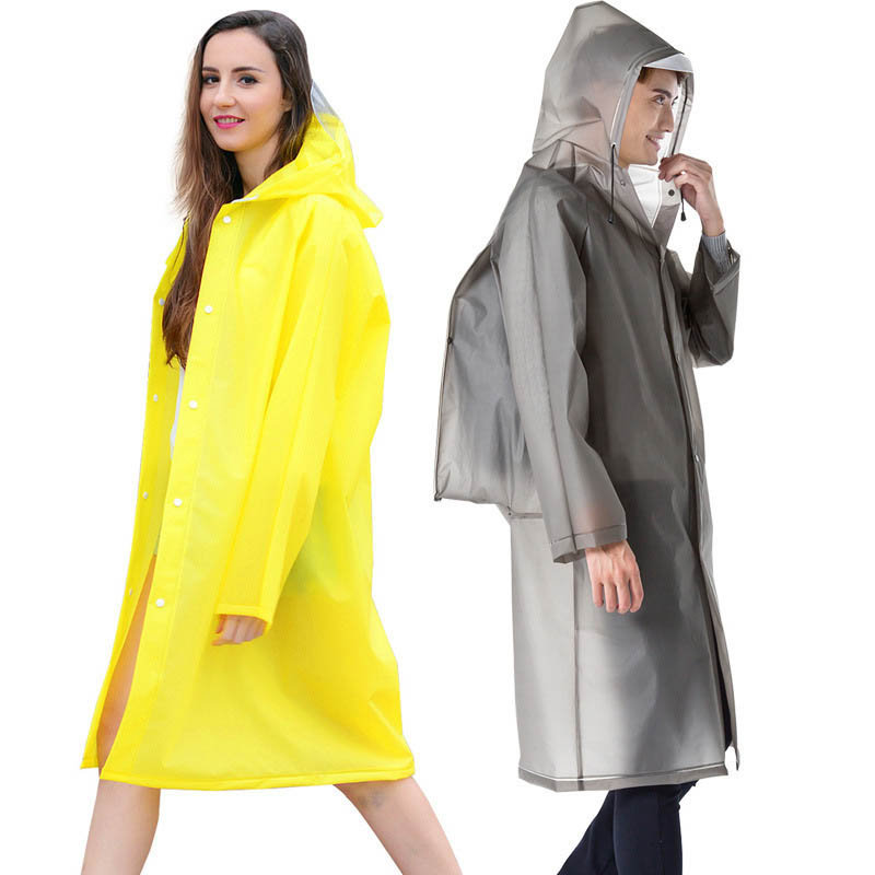 New Reusable Transparent EVA L - Cycling Gear For Rain 评论和价格