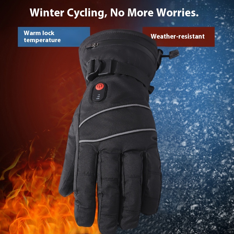 Touchscreen Heating Gloves Out - Cycling Heat Gear 评论和价格