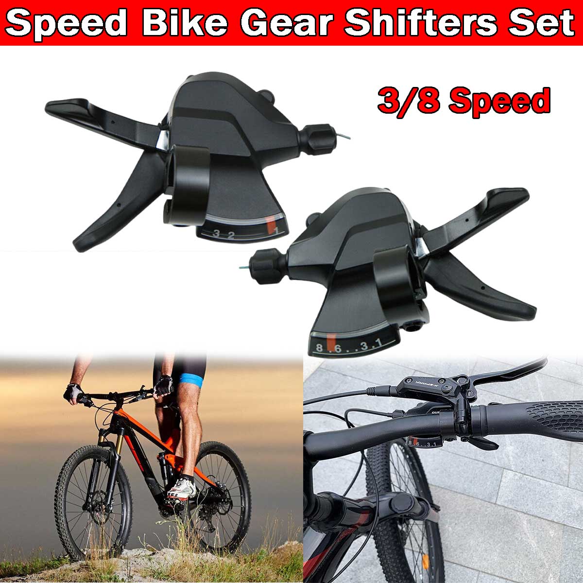 MTB Bike Gear Brake Levers Set - Cycling Gear Kit 评论和价格