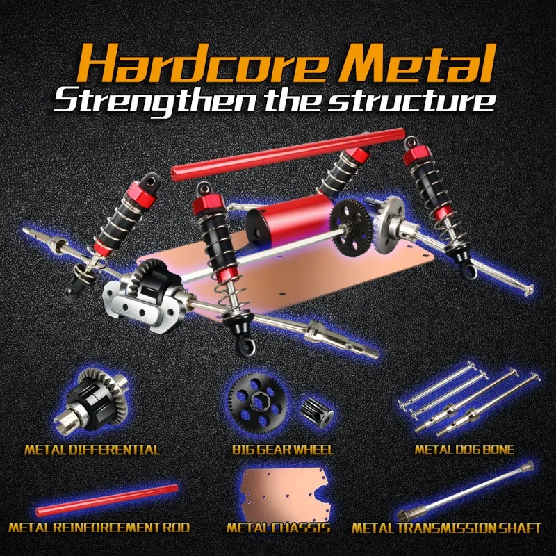 100km/h High-speed 4WD Rc Cars - Cycling Gear Rack 评论和价格