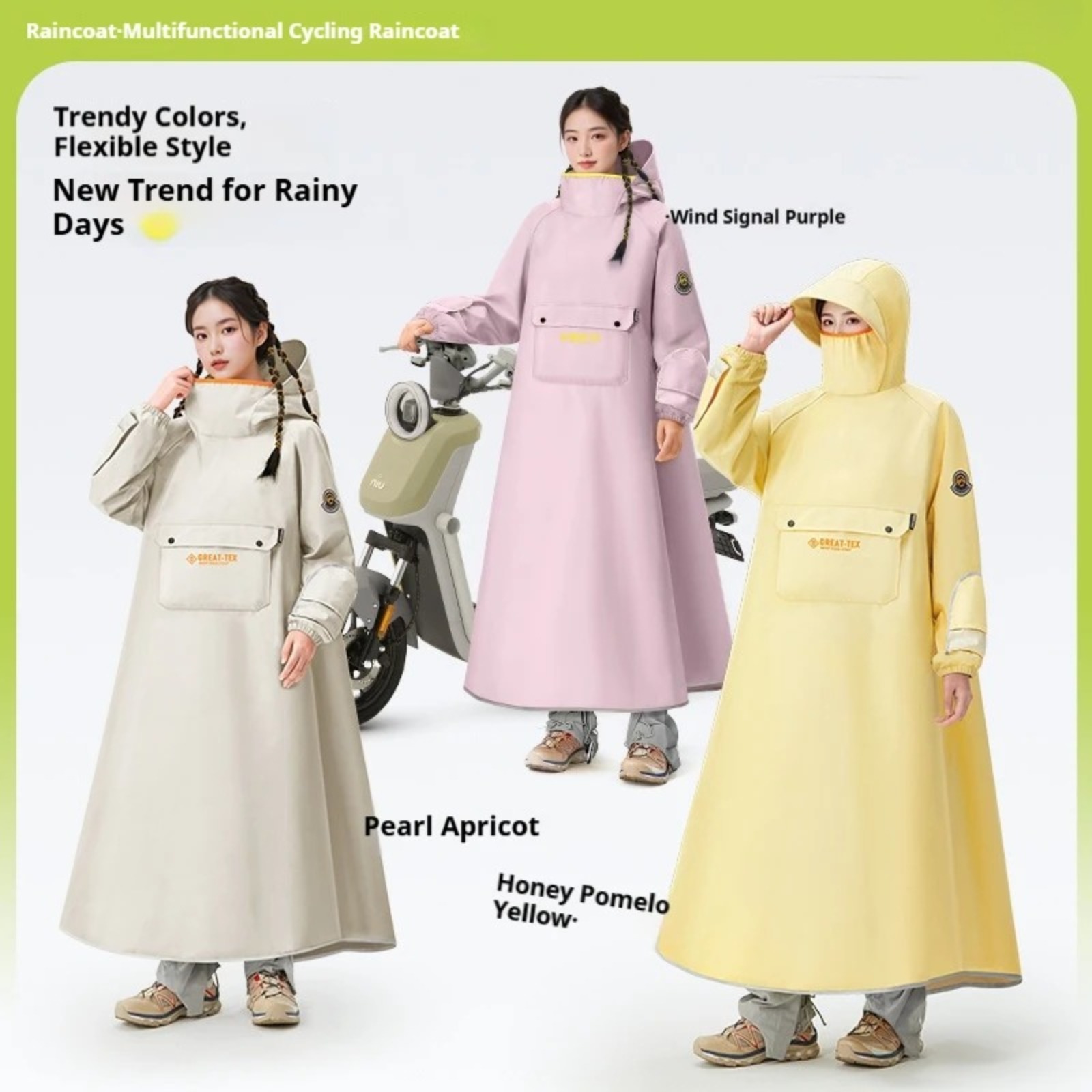 Waterproof Rain Poncho Cycling - Cycling Gear For Rain 评论和价格