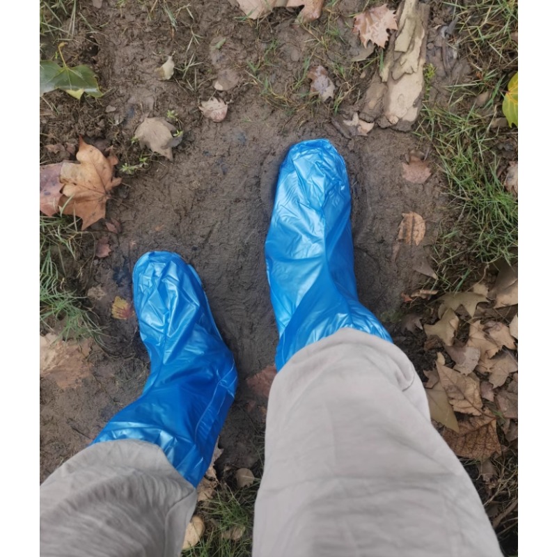 PVC Rain Boot Covers High Top  - Cycling Gear For Rain 评论和价格