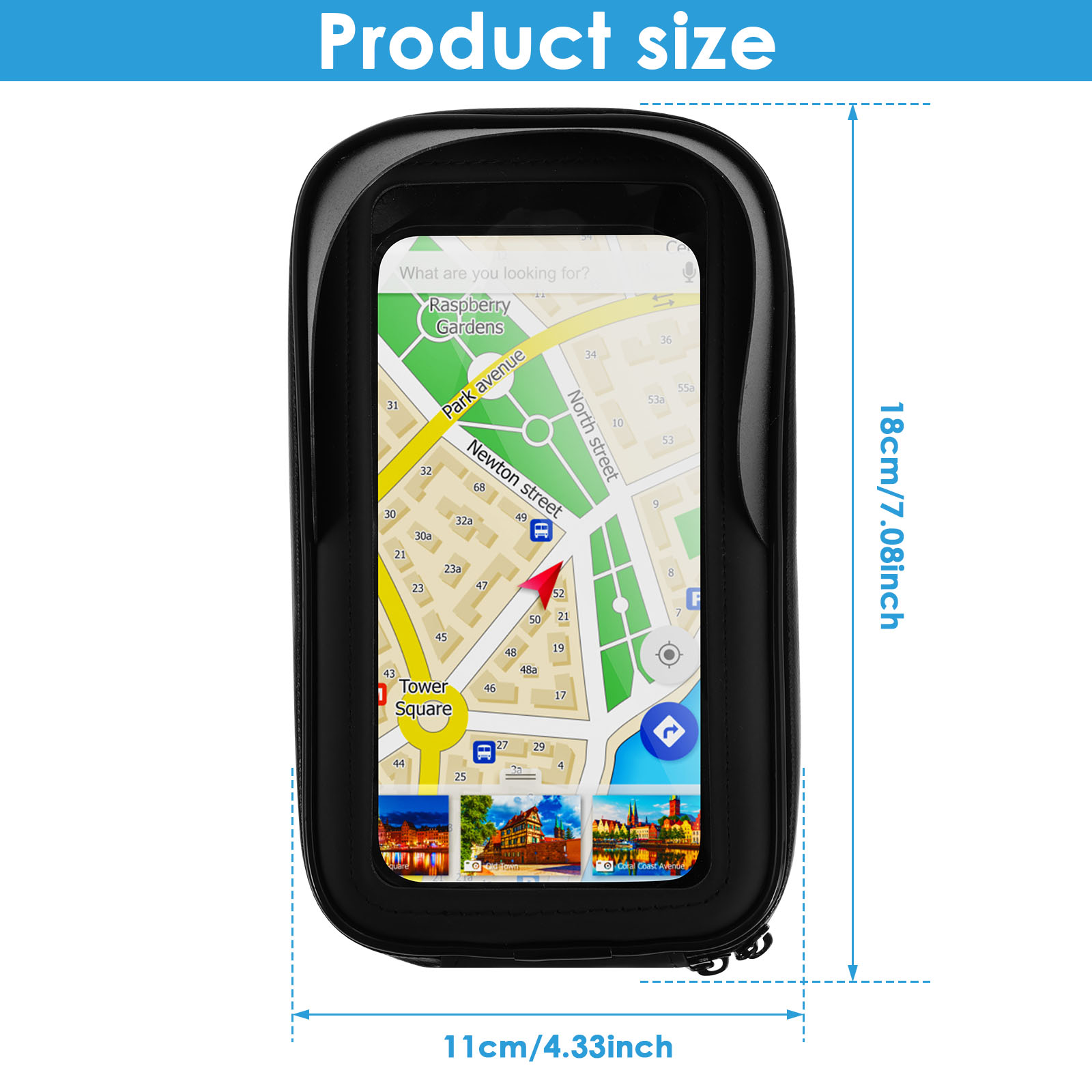 Motorcycle Bike Phone Holder B - Cycling Gear Pouch 评论和价格