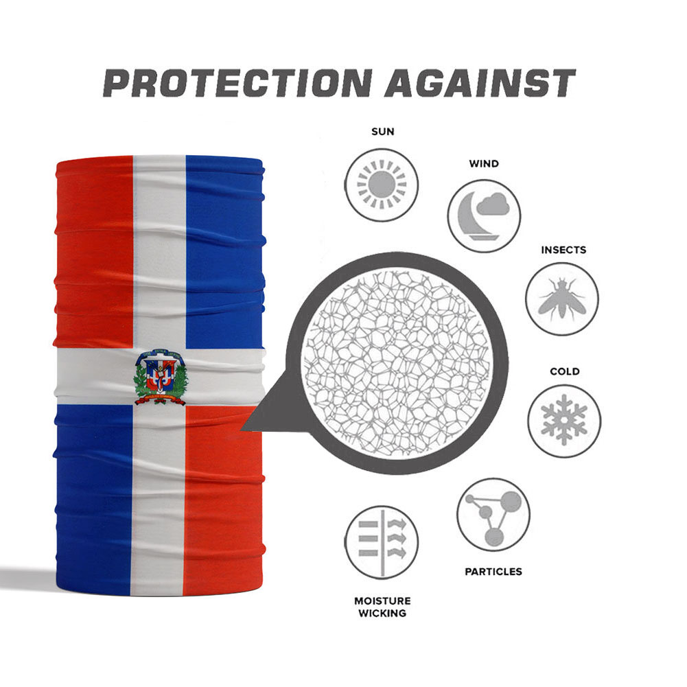 Dominica National Flag Bandana - Cycling Headwear 评论和价格