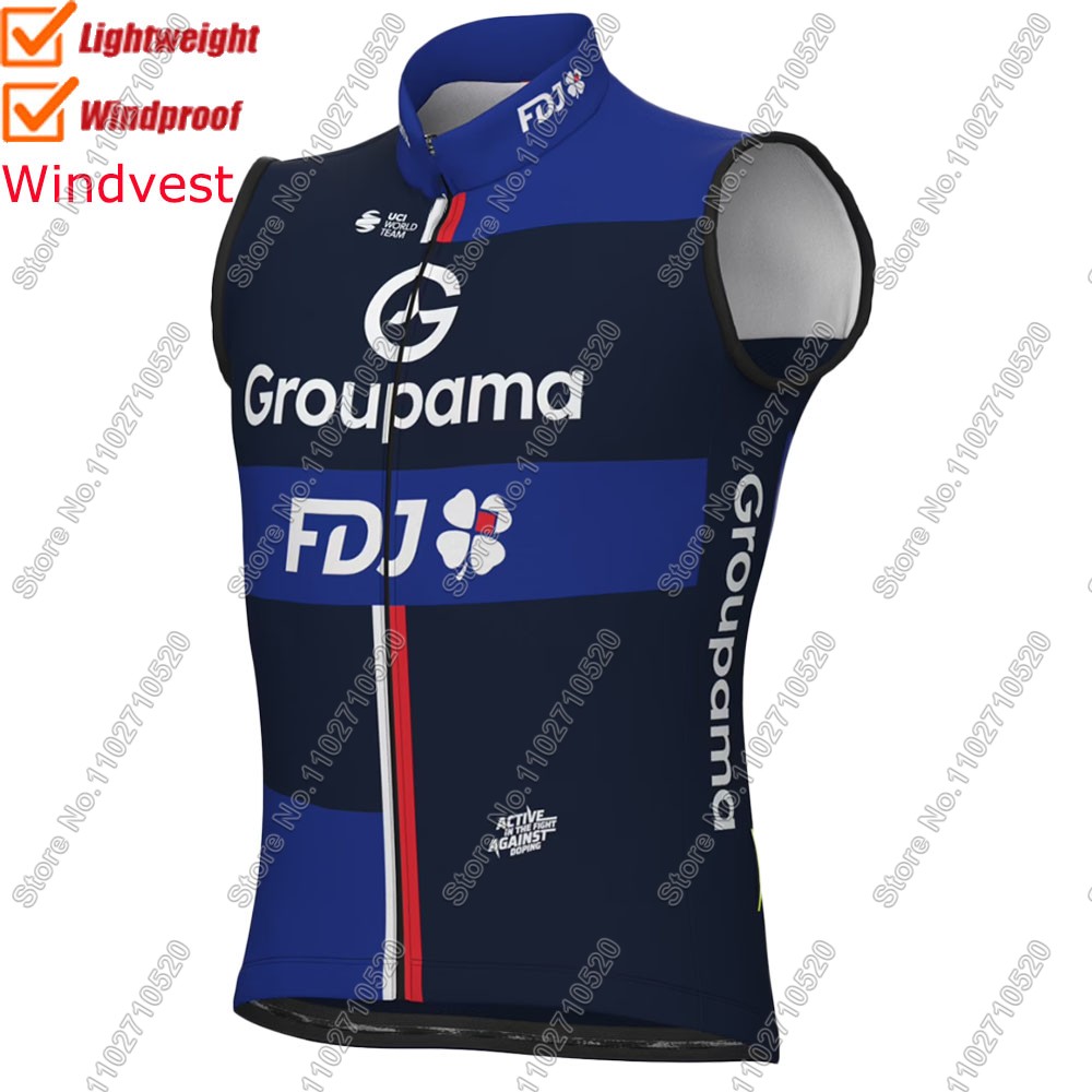FDJ Cycling Vest 2026 Windproo - Cycling Gear Vest 评论和价格