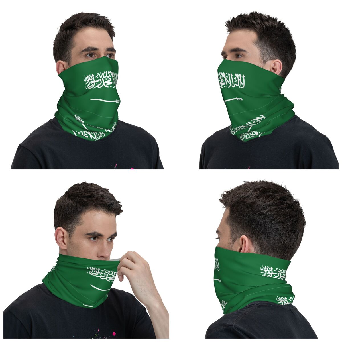 Saudi Arabia Flag Bandana Neck - Cycling Headwear 评论和价格