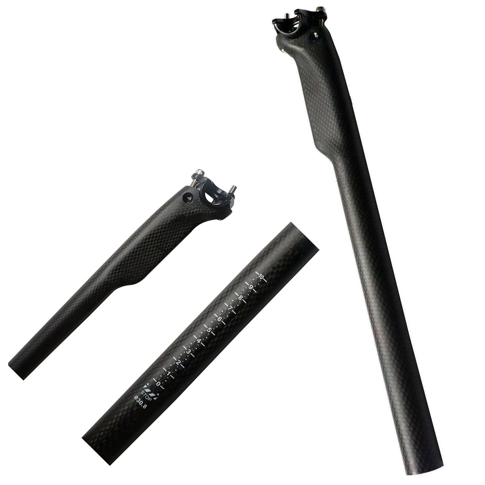 3K  Full Carbon Fiber Seatpost - Carbon Fiber Saddle 评论和价格