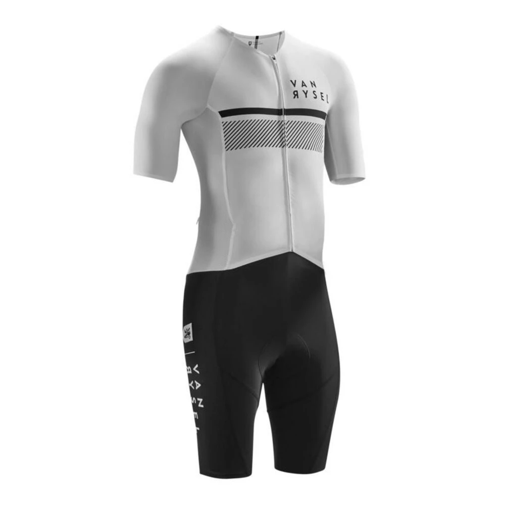 Vanrysel White/black One-piece - Cycling Gear Leaderboard 评论和价格
