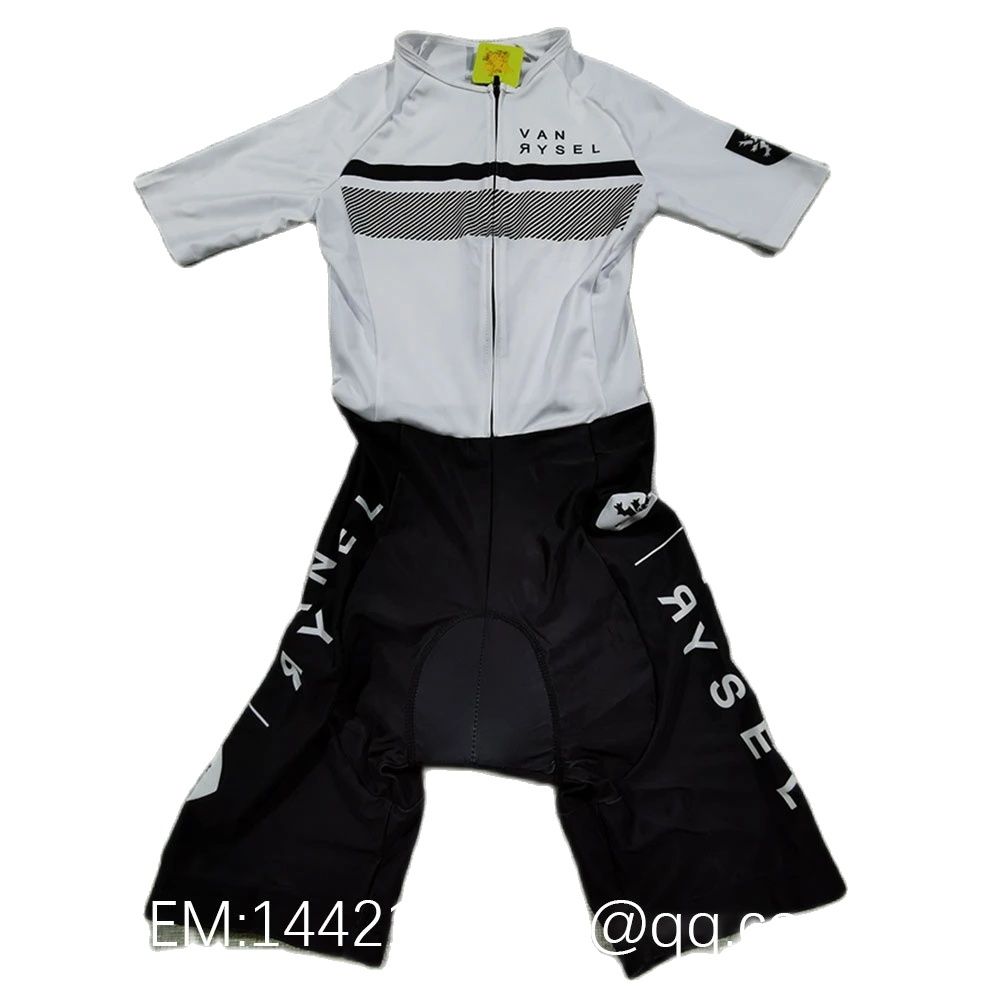 Vanrysel White/black One-piece - Cycling Gear Leaderboard 评论和价格