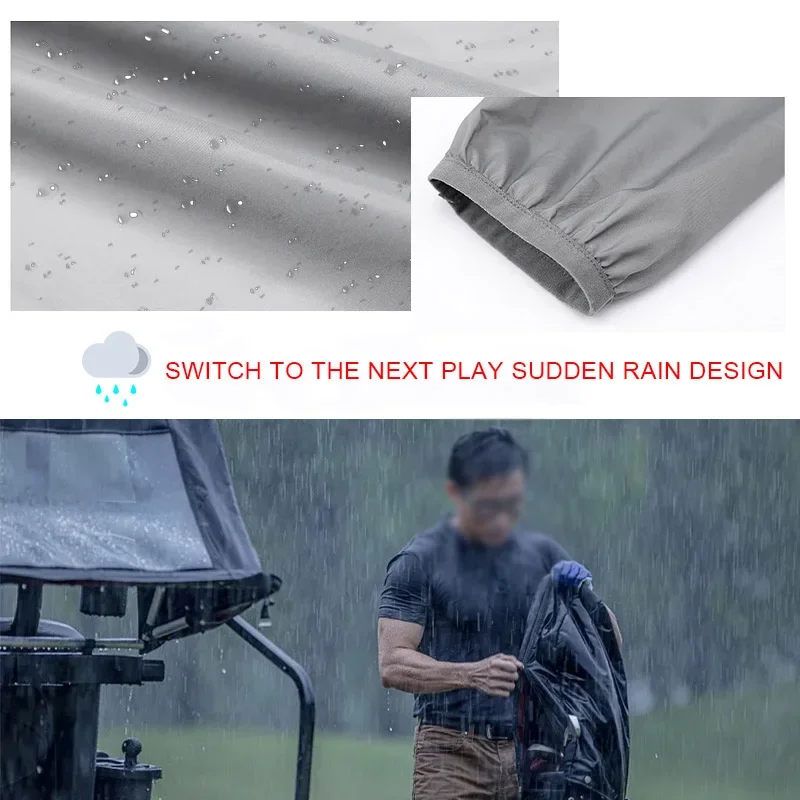 Golf Raincoat Lightweight Jack - Cycling Gear For Rain 评论和价格