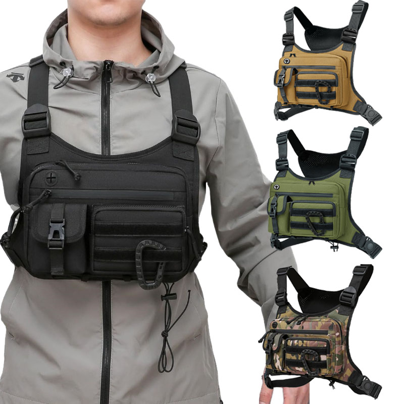 Tactical Chest Bag Men's Vest  - Cycling Gear Vest 评论和价格