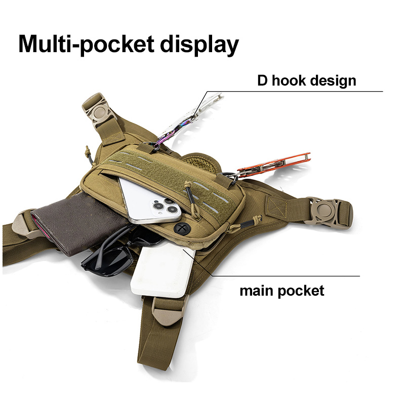 Tactical Front Chest Rig Bag V - Cycling Gear Vest 评论和价格