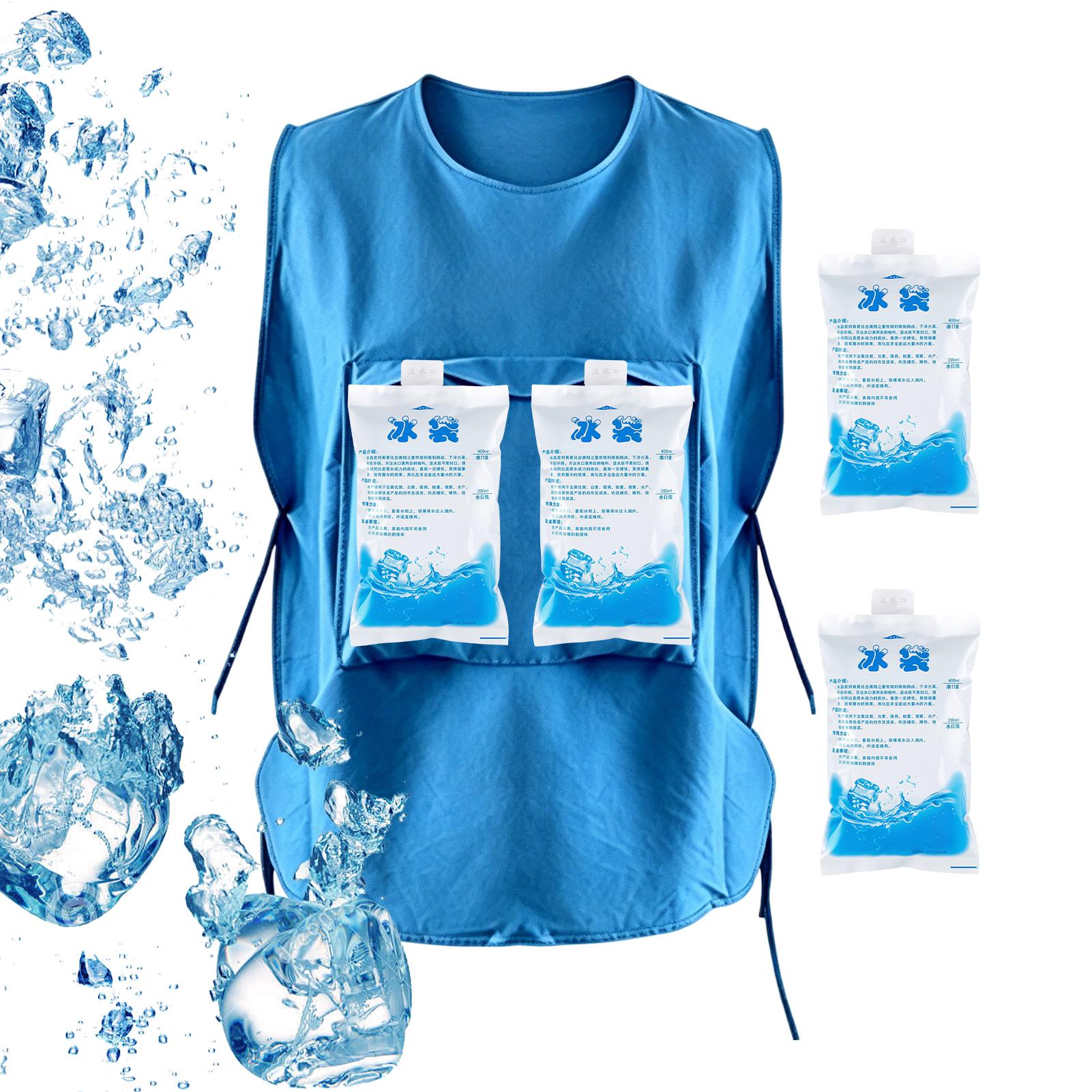 4 Gel Ice Packs Cooling Vest R - Cycling Heat Gear 评论和价格