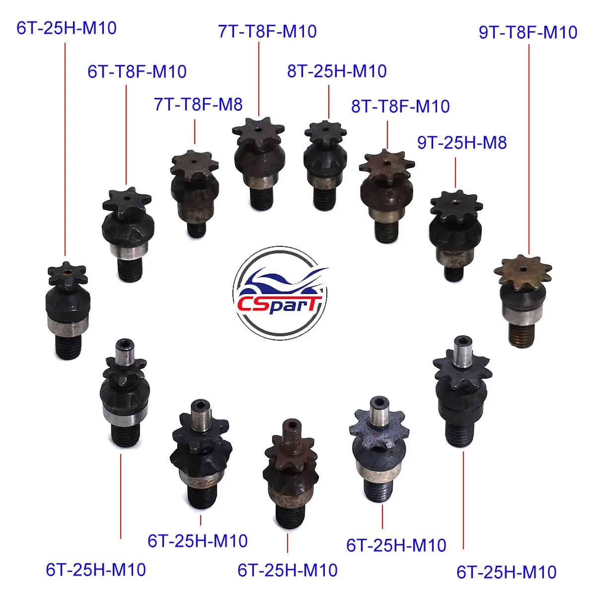 6T 7T 8T 9T 25H T8F M8 M10 Cha - Cycling Gear Rack 评论和价格