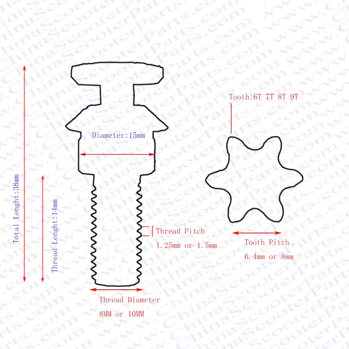 6T 7T 8T 9T 25H T8F M8 M10 Cha - Cycling Gear Rack 评论和价格