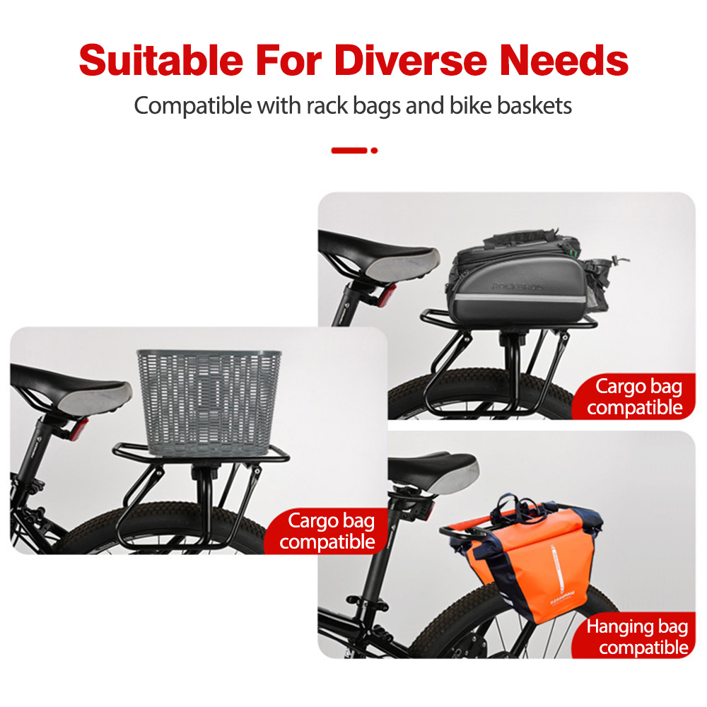 NEWBOLER Rear Bike Rack Alumin - Cycling Gear Storage Rack 评论和价格
