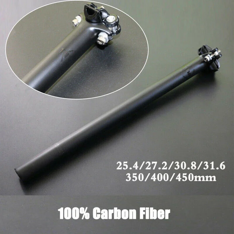 TEMANI Full Crabon Seatpost 25 - Carbon Fiber Saddle 评论和价格