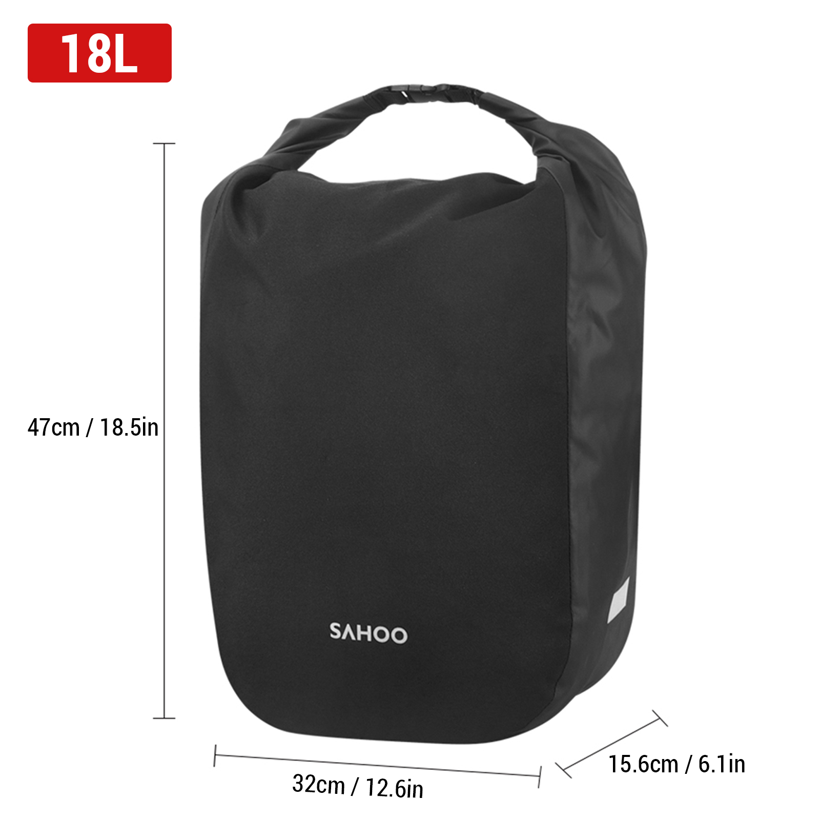 Bike Rear Seat Bag  18L/14L La - Cycling Gear Storage Rack 评论和价格