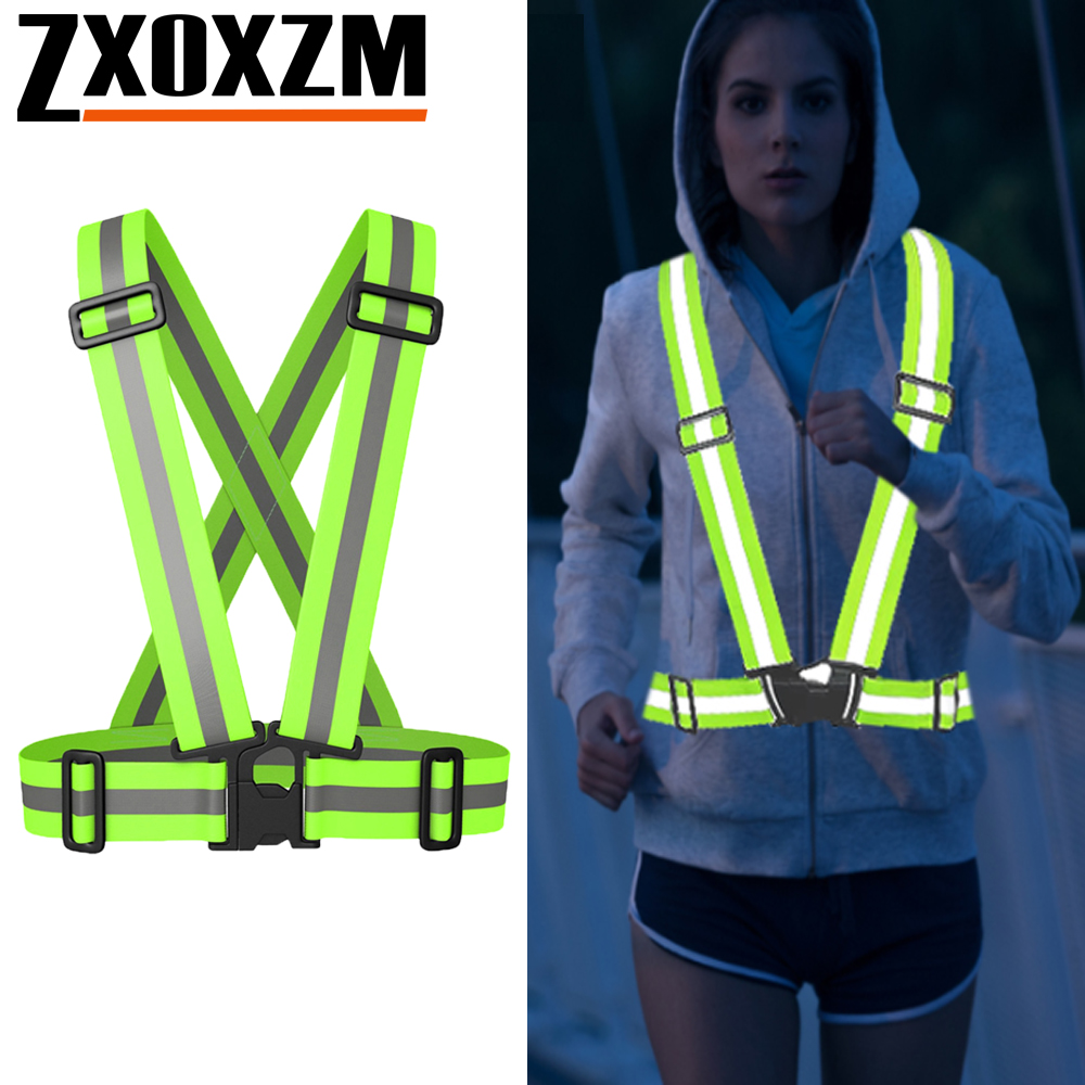 1Pcs Night Running Vest High V - Cycling Gear Vest 评论和价格
