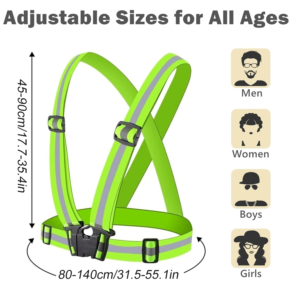 1Pcs Night Running Vest High V - Cycling Gear Vest 评论和价格