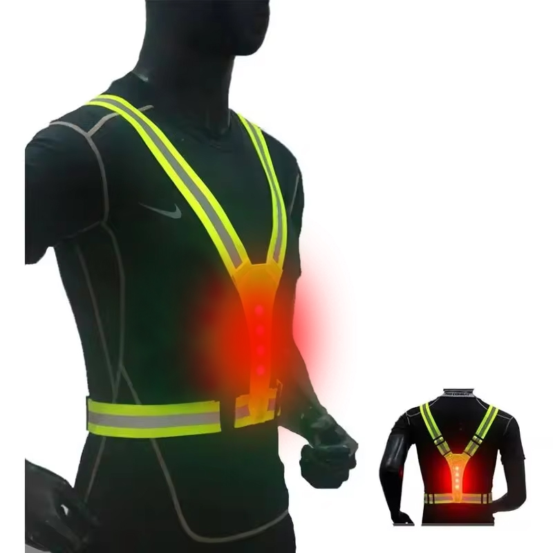 LED Running Vest Reflective Gl - Cycling Gear Vest 评论和价格