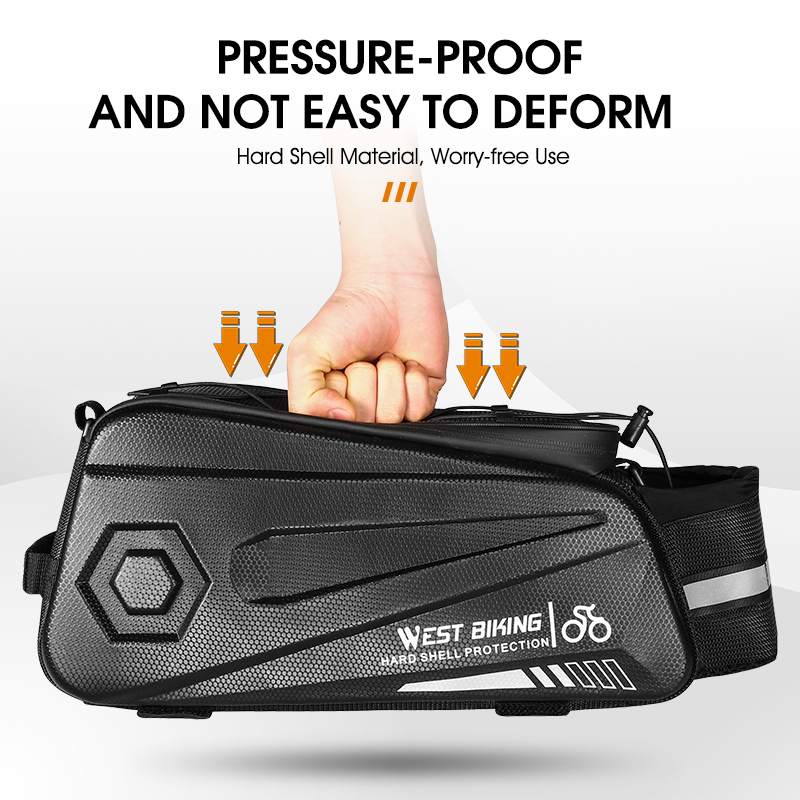 WEST BIKING Hard Shell Bicycle - Cycling Gear Storage Rack 评论和价格