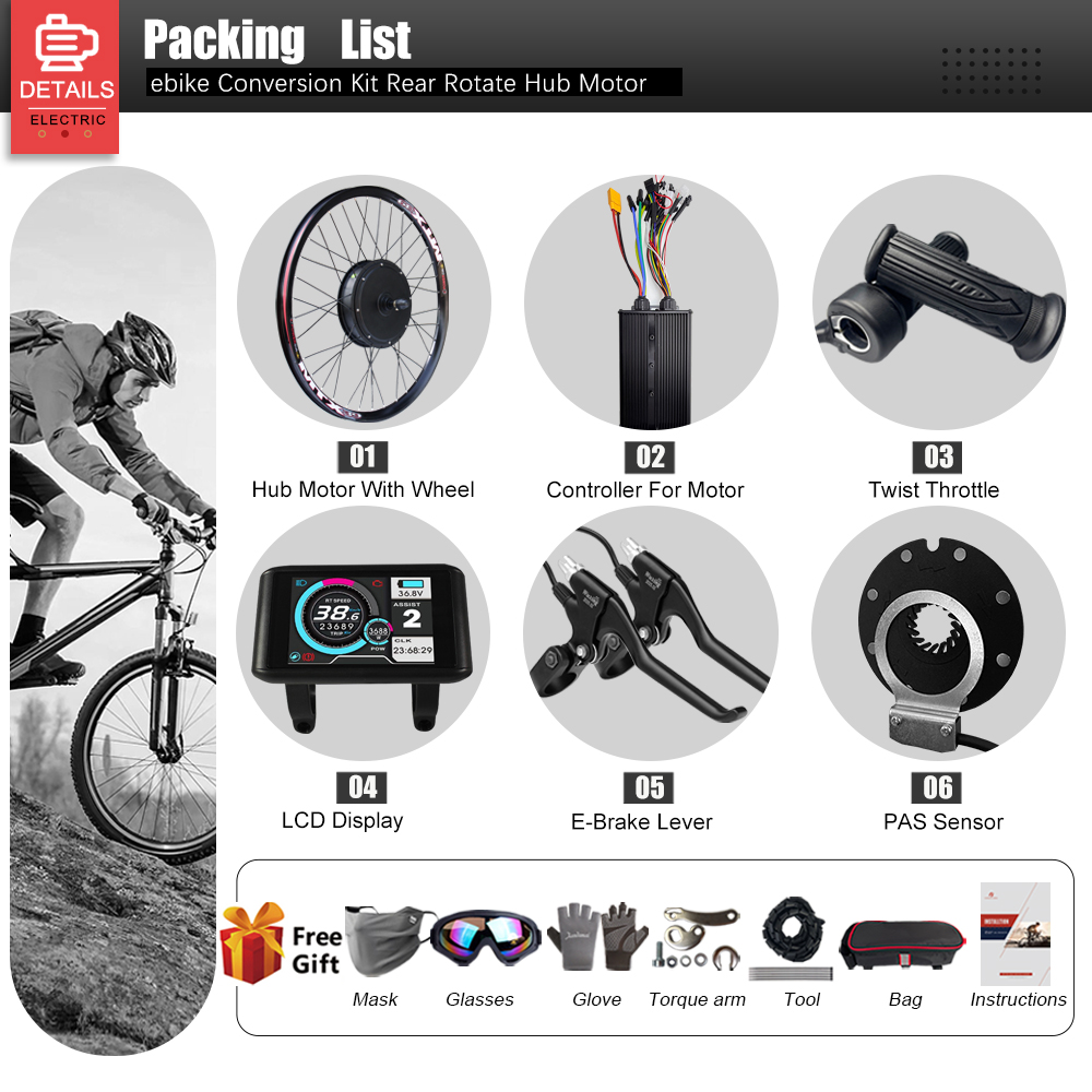 60V 3000W Electric Bike Conver - Cycling Gear Kit 评论和价格