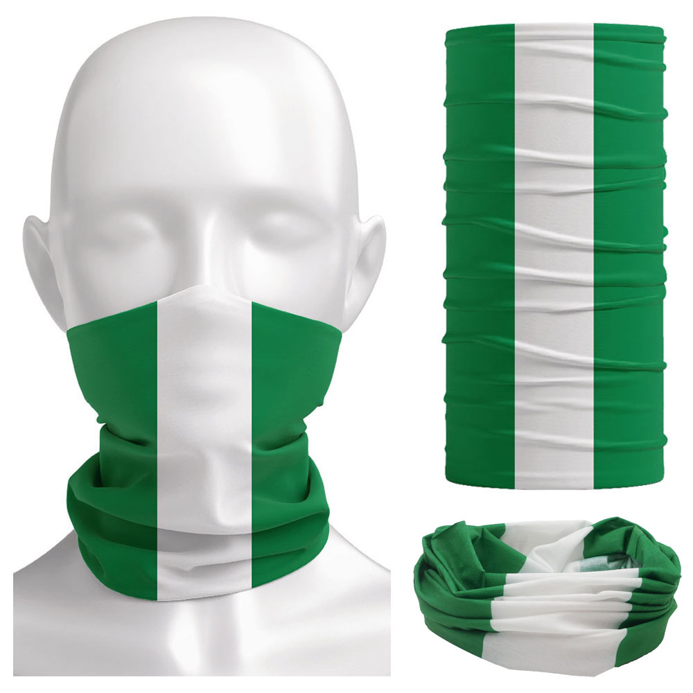 Nigeria Flag Bandanna Women Ne - Cycling Headwear 评论和价格