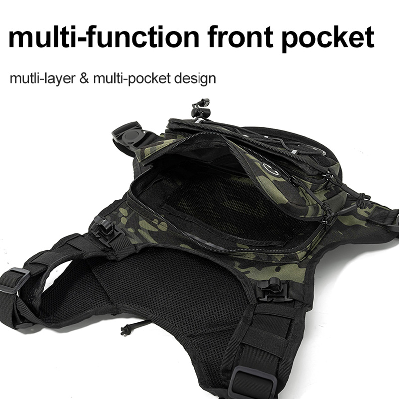 Tactical Bag Front Chest Rig V - Cycling Gear Vest 评论和价格