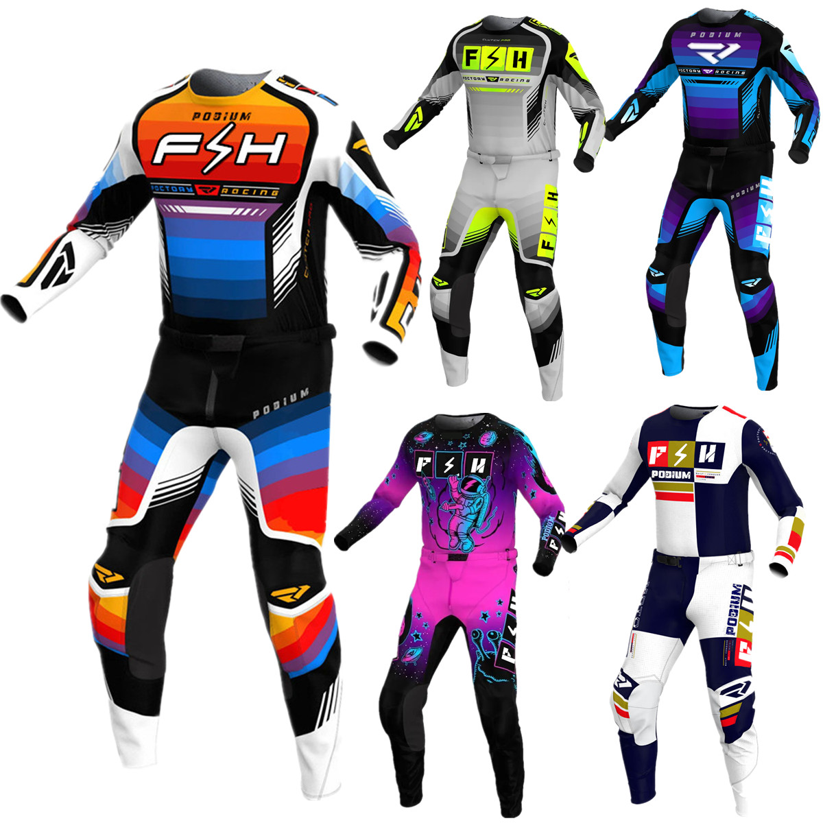 2024 FH Jersey Set  MX Gear Se - Cycling Gear Kit 评论和价格