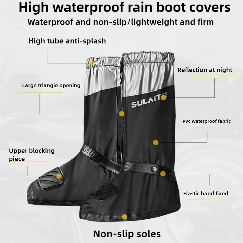 SULAITE Motorcycle Rain Boots  - Cycling Gear For Rain 评论和价格